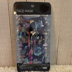 New Face Mask Butterflies Reusable, Snug Fit